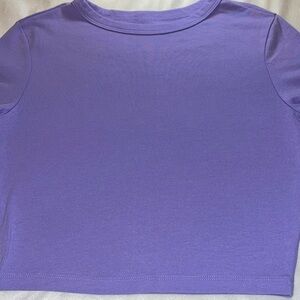 Light Purple Crop top.